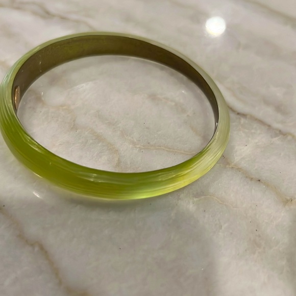 COPY - Alexis Bittar green lucite bracelets. - Picture 3 of 5
